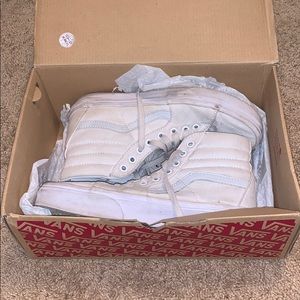 White high top vans